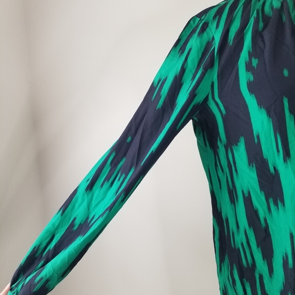 NWT Michael Michael Kors Long Sleeve Tassel Keyhole Collar Mini Dress Size M - Picture 11 of 13